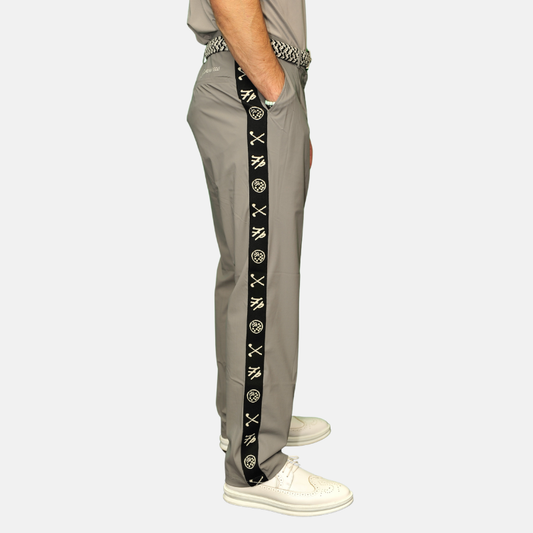 GREY TUXEDO STRIPED PANTS